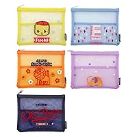 Amazon.co.jp: Old Resta 刺繍メッシュポーチ Lサイズ 【コクヨ